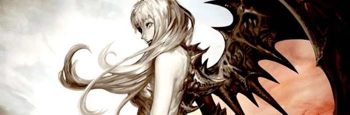 Of course the official art appears to be a woman in the middle of changing. Into a demon.