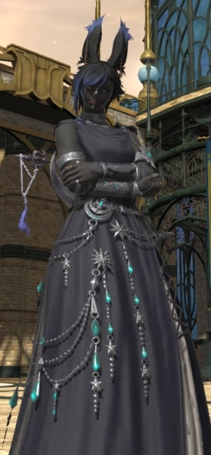 That's not artifact gear, it's Urianger's clubbing outfit.