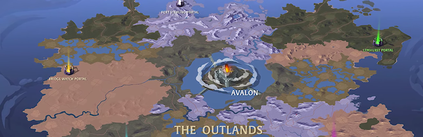 World map - Albion Online