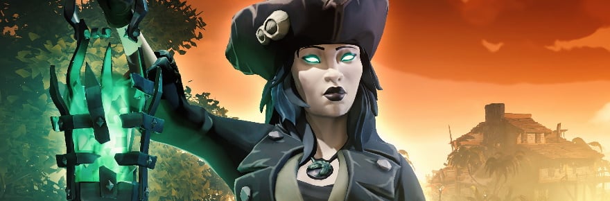 sea of thieves ghost lady but larger