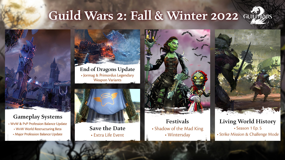 Guild Wars 2 Maps Out Dates For Upcoming Events And Patch Releases For   Guild Wars 2 Fall Winter 2022 Content Map 