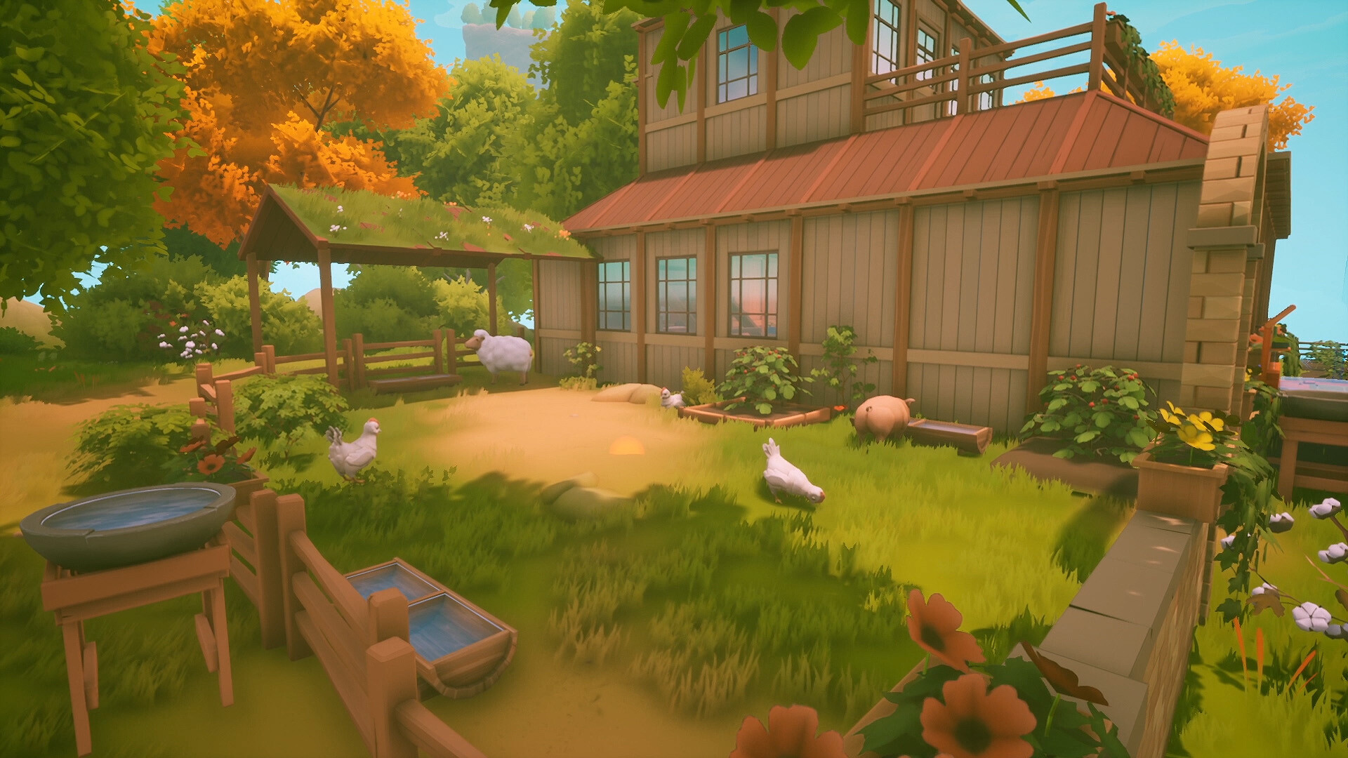 Welcome to Farm Folks, a solarpunk video game that takes life sim to n
