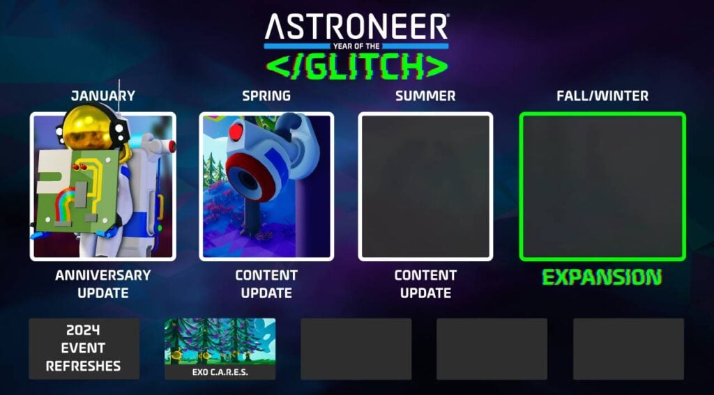 Astroneer's Latest Roadmap Heralds 2024 As The Year Of The Glitch With ...