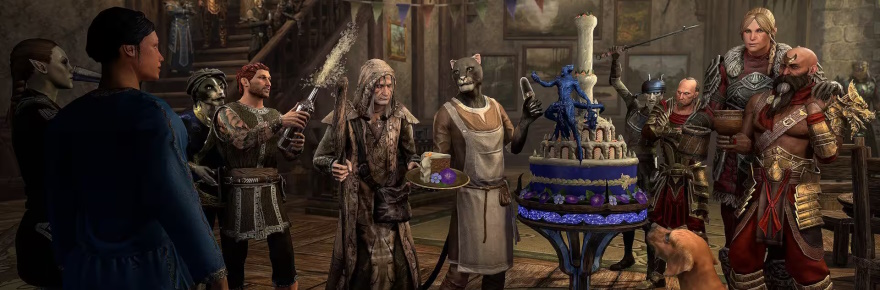Elder Scrolls Online celebrates its 10th anniversary with cake, buffs, and boons