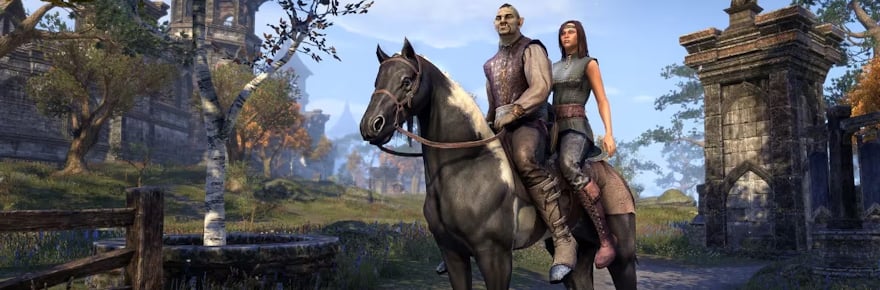 Elder Scrolls Online is giving away a two-person horse mount for… playing the game