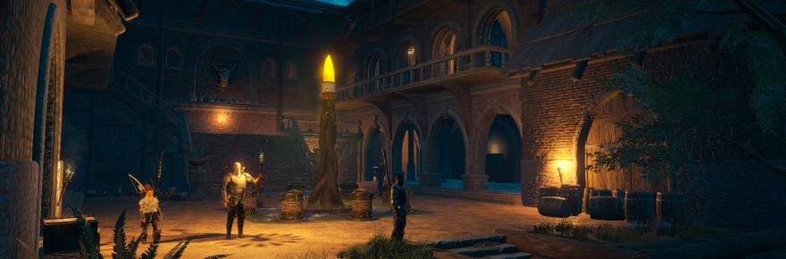 Embers Adrift adds a Ley Pylon to Newhaven City and fixes damage effects