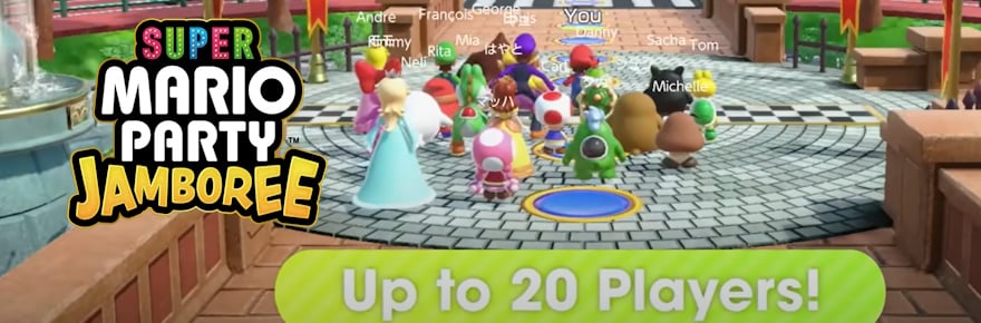 Super Mario Party Jamboree will have 20-player online party mode